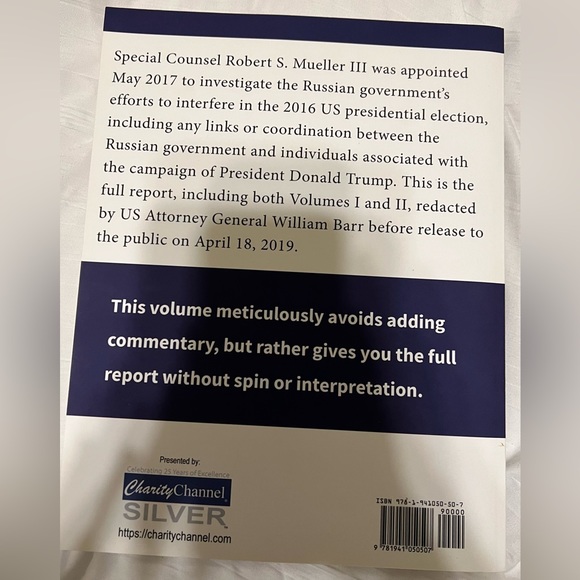 The Mueller Report by Robert Mueller - Picture 3 of 3
